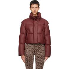 Mackage Burgundy Bailey-DL Down Bomber Jacket Garnet
