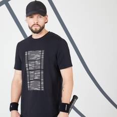 Tennis T-shirts ARTENGO Men's Tennis T-shirt Soft Black