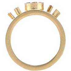 Gold 925 Silver Ring