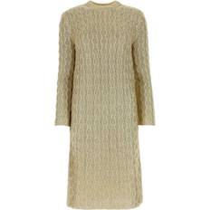 Gucci Vestidos Gucci Gold Viscose Blend Dress