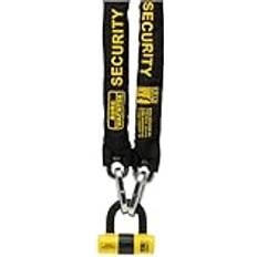 BURG WÄCHTER Burg-Wachter 1M 12mm Sold Motorbike Security Chain Gold Lock, Black