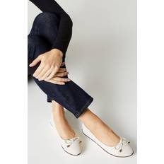 White Ballerinas on sale Good For The Sole Wide Fit Tam Comfort Ballet Flats Cream