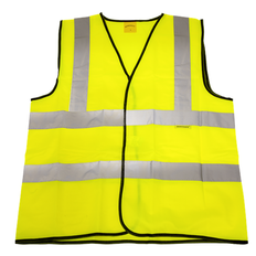 Ropa Sealey WorkSafe Hi Vis Waistcoat Yellow