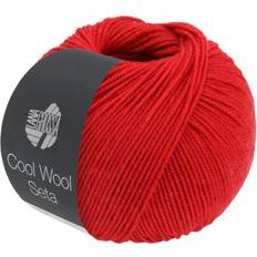 Lana Grossa Cool Wool Seta Garn 09 Röd