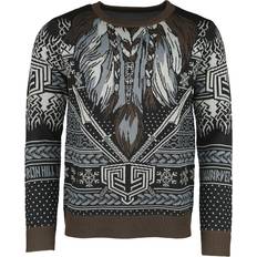 Herre - Julesweaters - Multifarvet Sweatere Hobbitten Christmas jumper Bifur till Herrer multifarvet