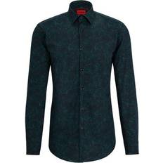 Canvas - Men Shirts HUGO Herren Kenno Shirt, Dark Green302