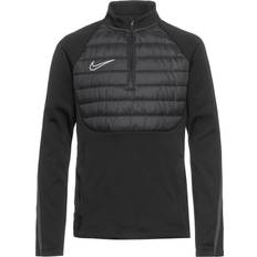 Ritssluiting Sweaters Nike Therma-Fit Academy Voetbaltrainingstop - Zwart