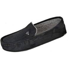 Dunlop Men Trainers Dunlop 9, Black Mens Famous Lewis Moccasin Slippers