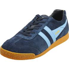 Gola 'Harrier' Suede Lace-Up Trainers Navy