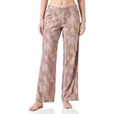 Calvin Klein Beige Jumpsuits & Overalls Calvin Klein Damen Pyjamahose Lang, Rosa Dark Streaks/Taupe