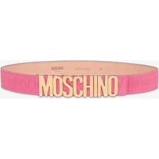 Dame - Rosa Belte Moschino Allover Logo Nylon Belt