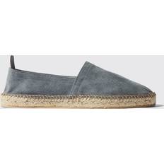 Grau - Herren Espadrilles Scarosso Pablo Grey Suede Mann Espadrilles Grau Veloursleder