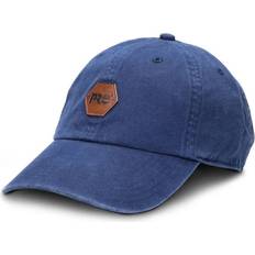 Timberland Men Caps Timberland Pro Men's Faux-Leather Logo Low-Profile Cap BLUE One