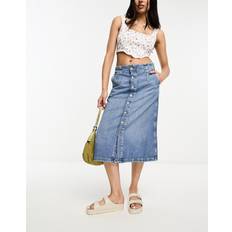 Polo - Women Skirts Polo Ralph Lauren A-line denim midi skirt blue