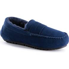 Sheepskin Trainers AUS WOOLI AUSTRALIA Byronbay Cosy Moccasin Navy