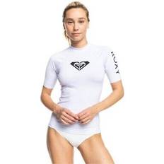 Badeanzüge Roxy damen ganze hearted kurzärmelig rash vest Weiß
