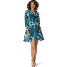 Turquoise - Women Dresses Coco Reef Women's Wonderlust Printed Dress Cover-Up Teal Multi Teal Multi