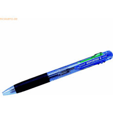 Tombow Stylos à bille Tombow Druckkugelschreiber REPORTER 4, blau-transluzent