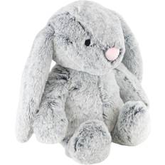 10” Grey Bunny Plush Stuffed Soft Cuddly Teddy Rabbit Pet Farm Animal Soft Toy