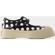 Marni Shoes Marni Jane Sneakers Leather Black/Lily White black