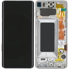 Samsung Display LCD Touch Frame für G973F Galaxy S10 silver