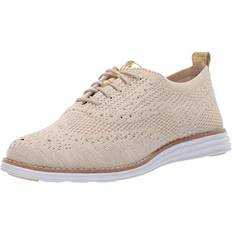 Beige Oxford Cole Haan Cole Haan Women's Original Grand Stitchlite Wing Oxford, Brazilian Sand/ch Gold Metallic