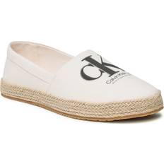 Slip-on - Weiß Espadrilles Calvin Klein ESPADRILLE ESS MONOGRAM Blanc Blanc