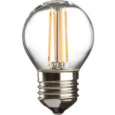 Light Bulbs Knightsbridge 230V 4W LED ES Clear Golf Ball Filament Lamp 2700K Dimmable