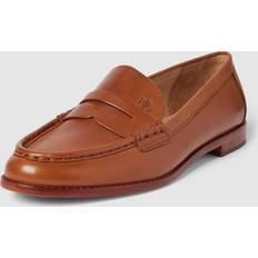 Femme - Marron Mocassins Lauren Ralph Lauren Wynnie Flats Loafer - Marron