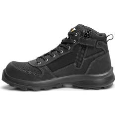 Carhartt Arbeitsschuhe Carhartt Herren Michigan Rugged Flex S1P Mittelhoher Sicherheitsstiefel mit Reißverschluss, Schwarz