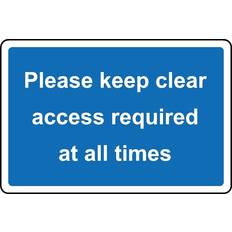 Please Keep Clear Access Required at All Times 200x150mm