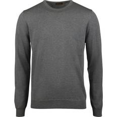 Stenströms Crew W Patch Merino Wool, Grey