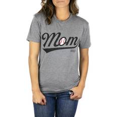 Boyfriend T-shirts Baseballism Women's Mom Warm-Up T-Shirt Grey Heather Heather