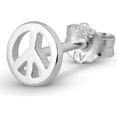 LULU Copenhagen Örhänge Peace Silver