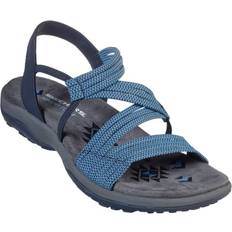 Skechers Damen Reggae Slim Appeal Sandalen, Navy Gore