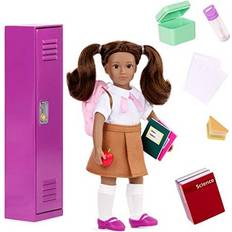 Lori LO31205Z 6" Doll AA School Locker & Acc'y Jessalyn