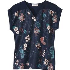 Bloemen - Vrouw T-shirts Atlas For Women Floral T-Shirt Navy 8-10