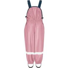 Hvid Regntøj Playshoes Regnbukser Uni - Pink