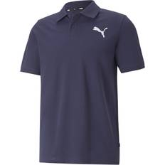Puma Elastan/Lycra/Spandex Pikétröjor Puma Ess Pique Polo Peacoatcat Blå