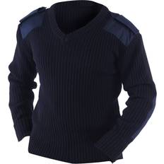 Yoko V-Neck NATO Security Sweater Workwear Navy