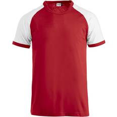 Clique T-shirts Clique Raglan T-Shirt Red