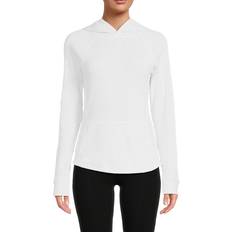 Calvin Klein Women Sweaters Calvin Klein Performance Women's Waffle Knit Hoodie White
