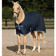 Beige Mantas para Caballos Horseware Manta Secante, Navy/Beige/Baby Blue, 155