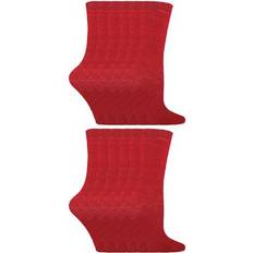 Red Underwear Sock Snob Pair Multipack Kids Cotton Colourful Casual Red