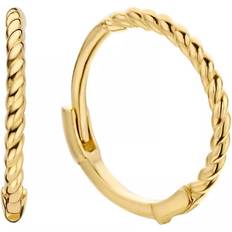Smykker Jackie Gold Hoop Earrings -