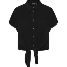 Lino - Mujer Camisas Pieces Vinsty Blusa - Negro