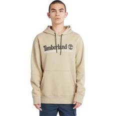 Timberland Damen Pullover Timberland Logo Hoodie - Beige