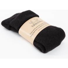Cashmere Fingerless Gloves Black One