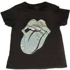 Rolling Stones Foil Logo T-Shirt Black