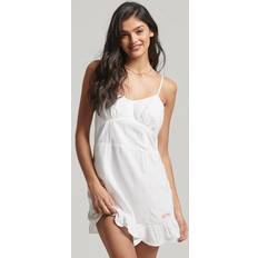 Superdry Klänning Vintage Cami Mini Vit Kvinna